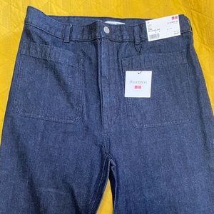 JW Anderson x Uniqlo bell bottom jeans sz 32 NWT